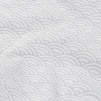 Coussin d'allaitement Vagues - Gris clair